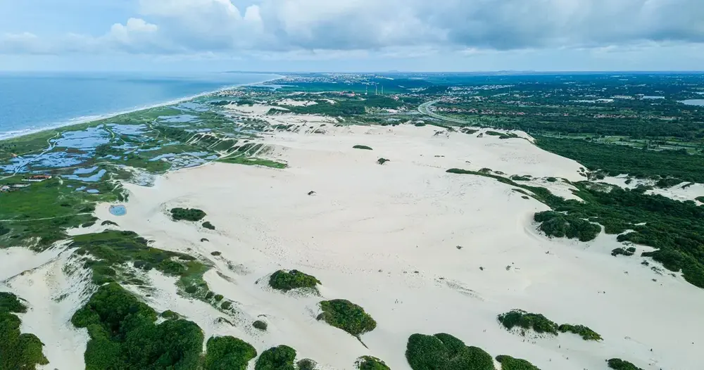 treino na praia em Fortaleza