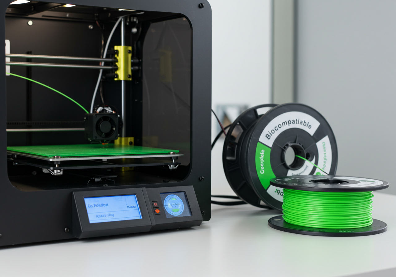 Impressão 3D com Materiais Compostáveis e Biocompatíveis
