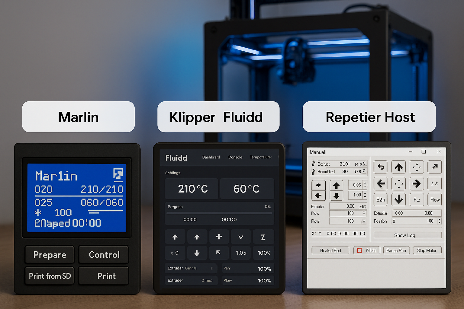 Marlin, Klipper ou Repetier? Qual firmware escolher?
